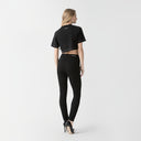 SAVANNA CROP TOP WOMEN BLACK