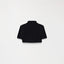 SUTTON POLO CROP TOP WOMEN BLACK