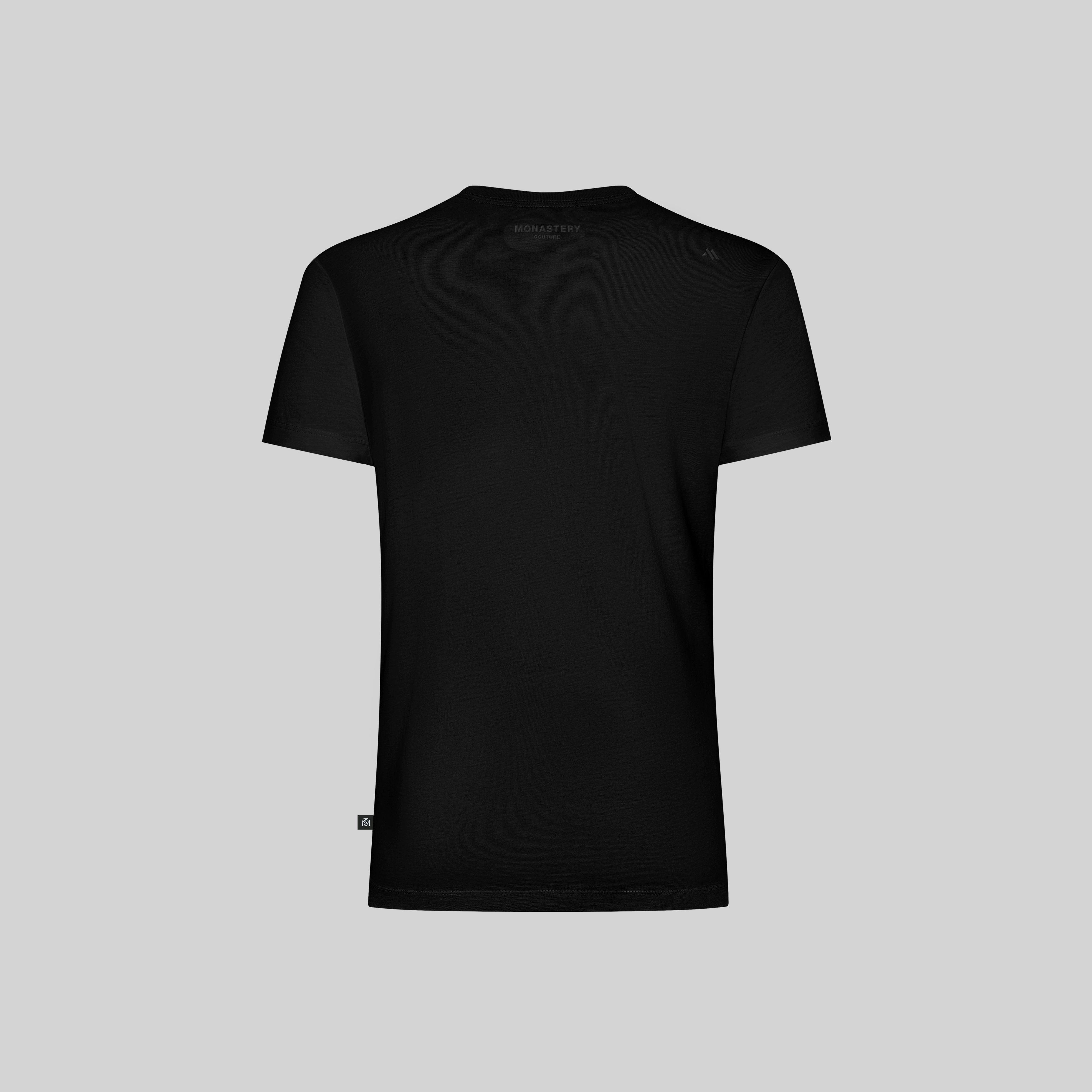 ASCARY T-SHIRT WOMEN BLACK | Monastery Couture