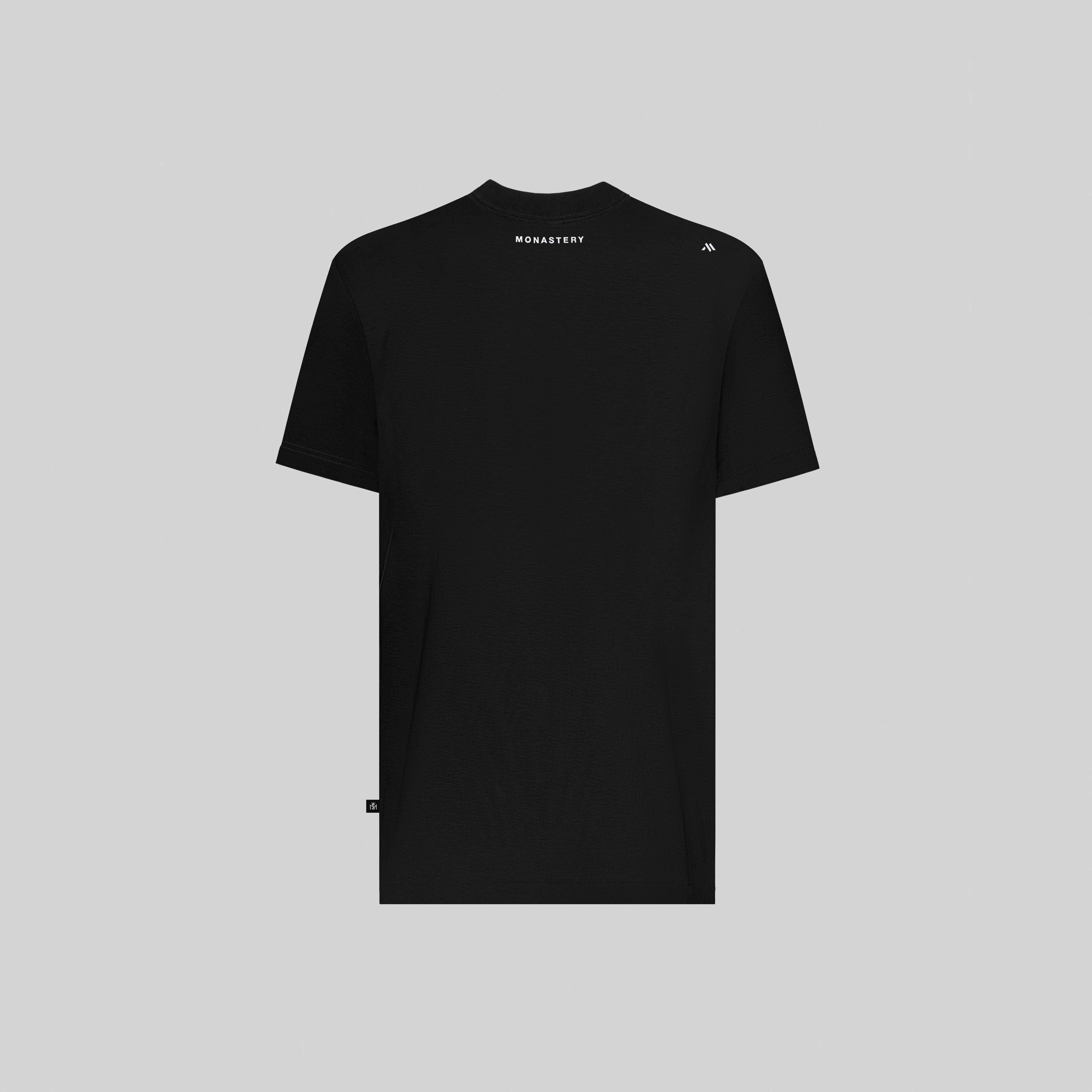 OMEGA T-SHIRT BLACK | Monastery Couture