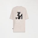 TEMPLUM T-SHIRT OVERSIZED MEN SIMPLY TAUPE