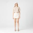 TIZOC CROP TOP WOMEN BROWN