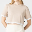 TIZOC CROP TOP WOMEN BROWN