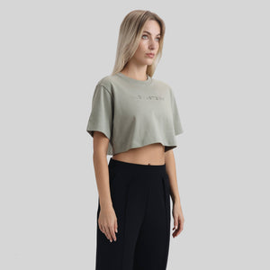 VETTEL CROP TOP SEAGRASS | Monastery Couture