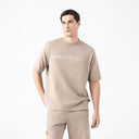 VIKRANT BURDA SHORT MEN TAUPE GRAY
