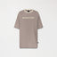 WARMBLOOD T-SHIRT OVERSIZEDD MEN TAUPE GRAY