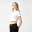 NICOLLE CROP TOP WOMEN WHITE