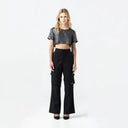 XELESTE CROP TOP WOMEN BLACK