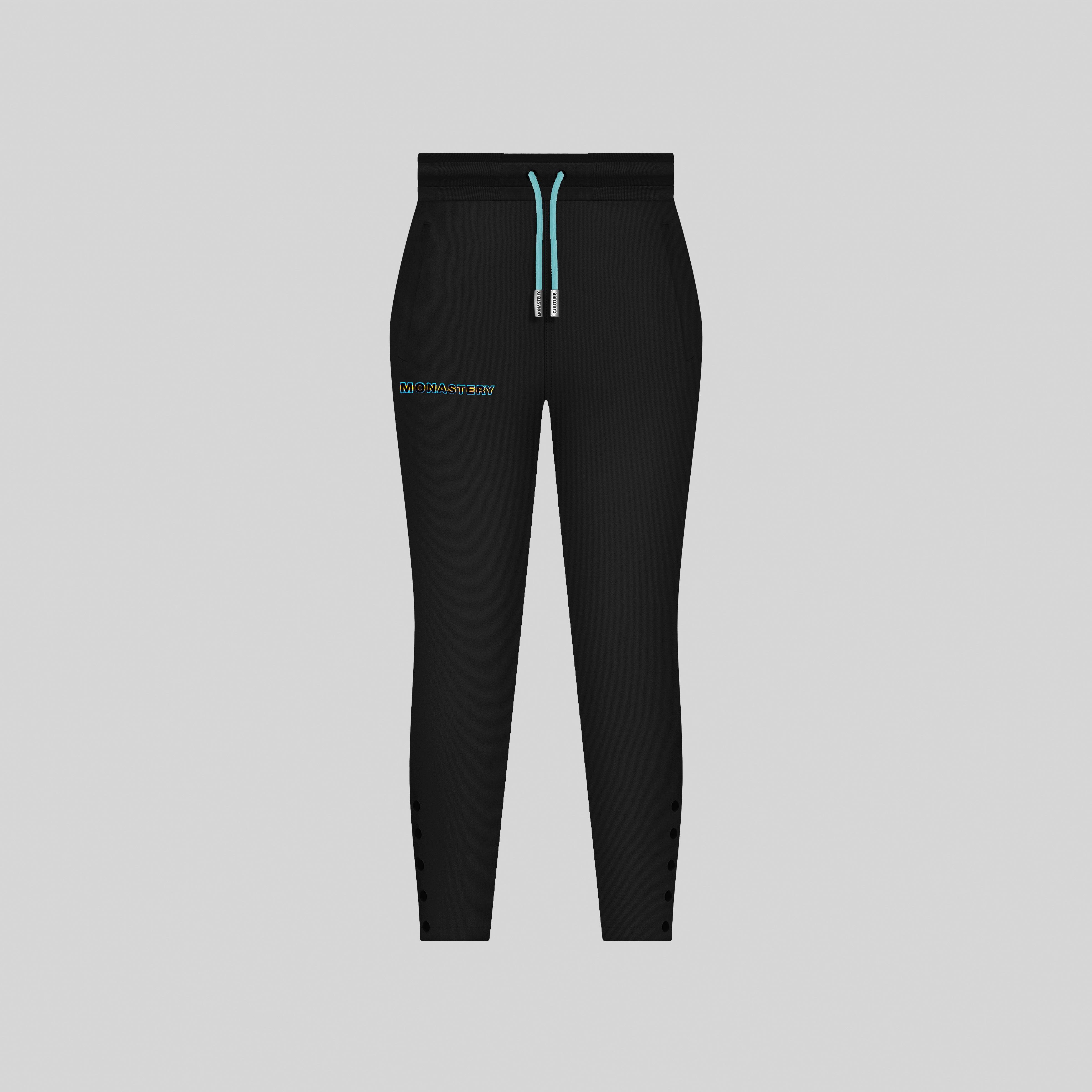 AQUILA BLACK JOGGER | Monastery Couture