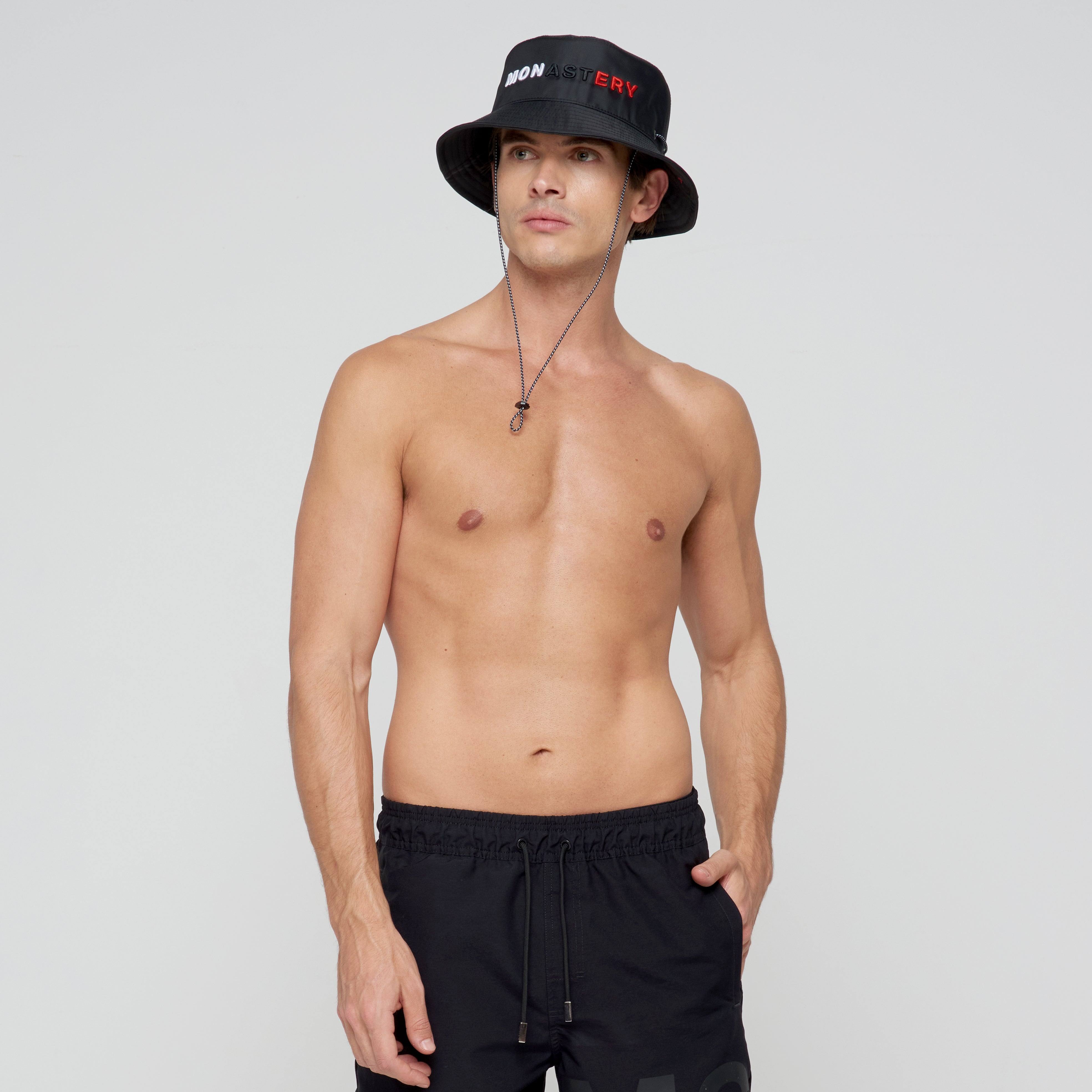 CANOPO BLACK BUCKET HAT | Monastery Couture