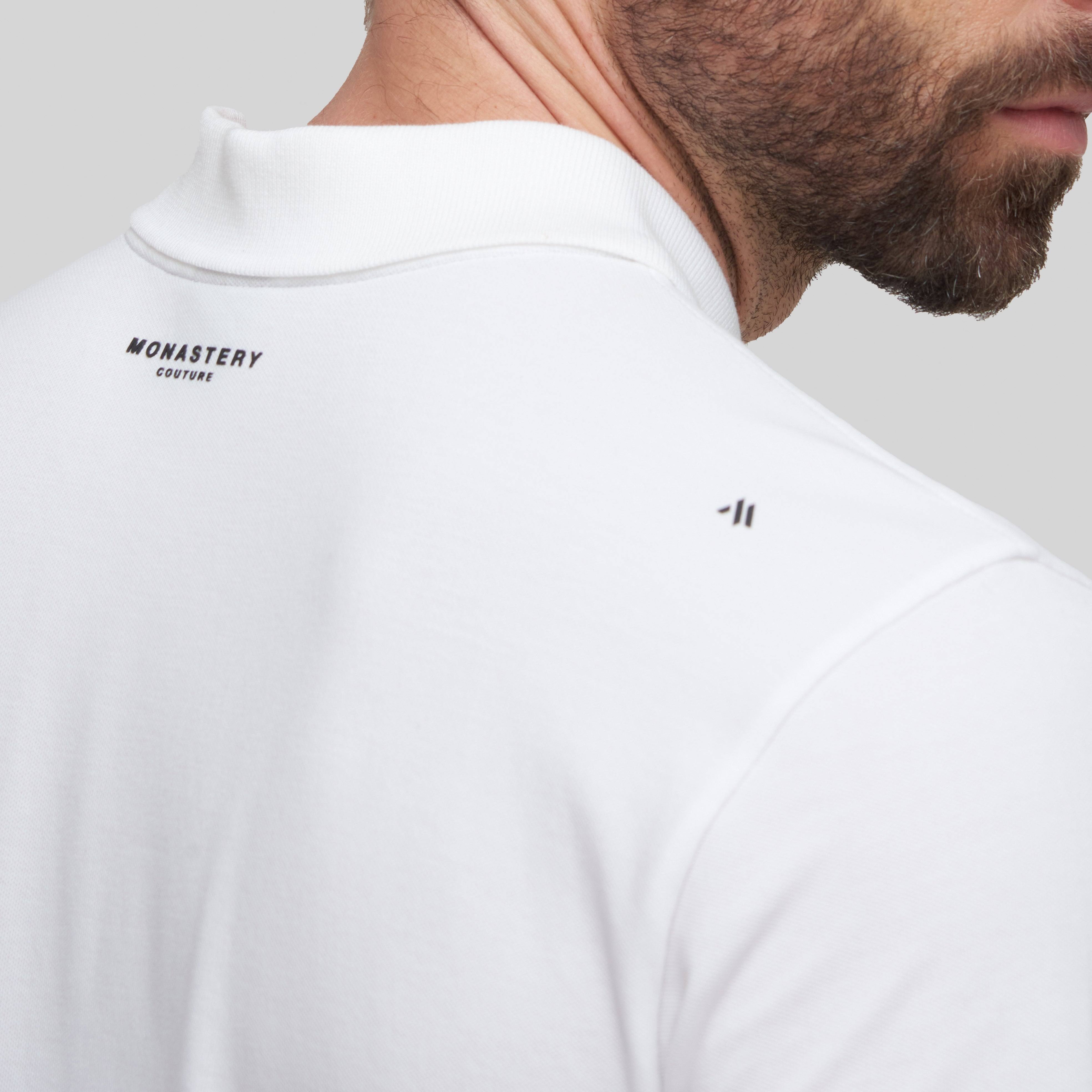 CLEARCO WHITE POLO | Monastery Couture