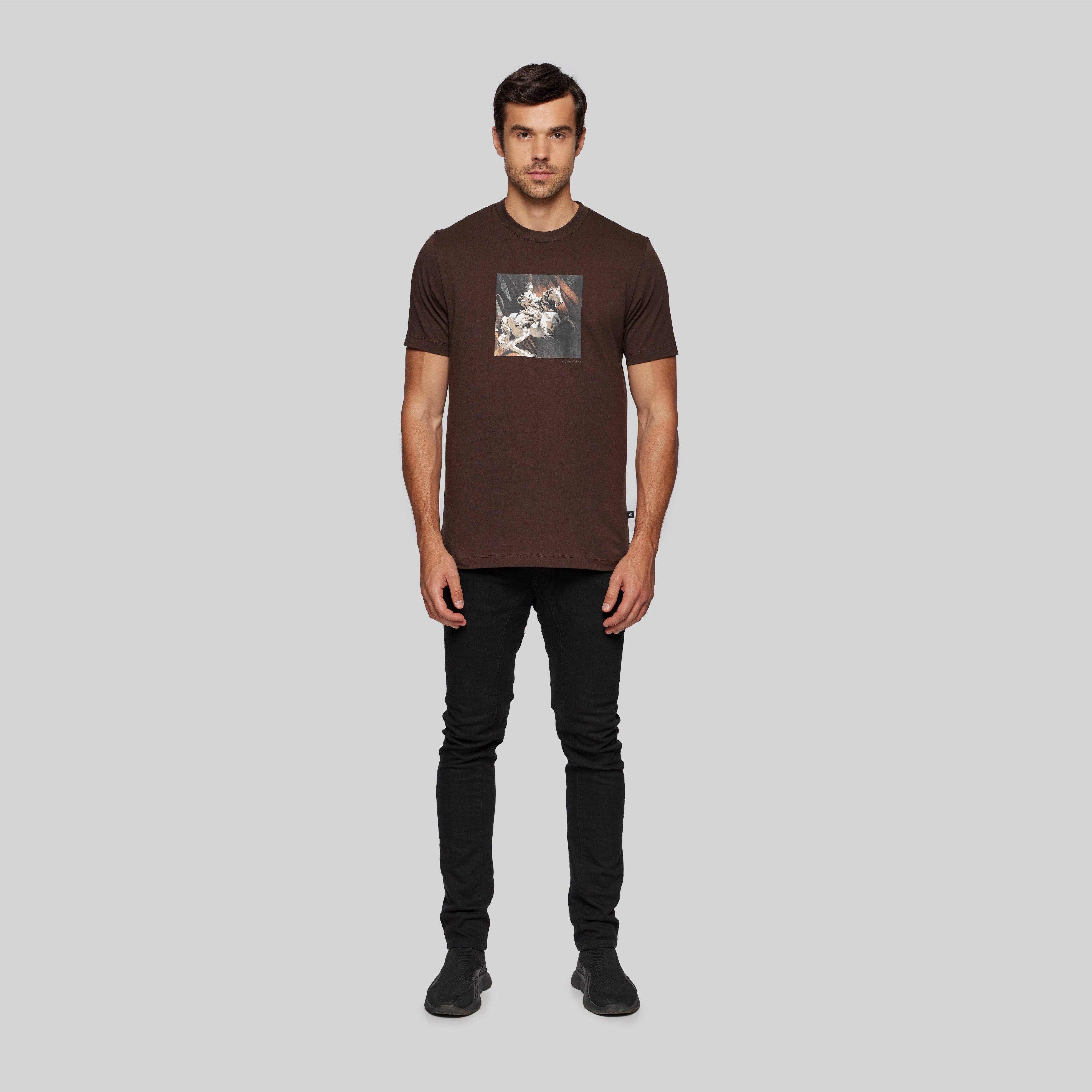 ELNATH BROWN T-SHIRT | Monastery Couture