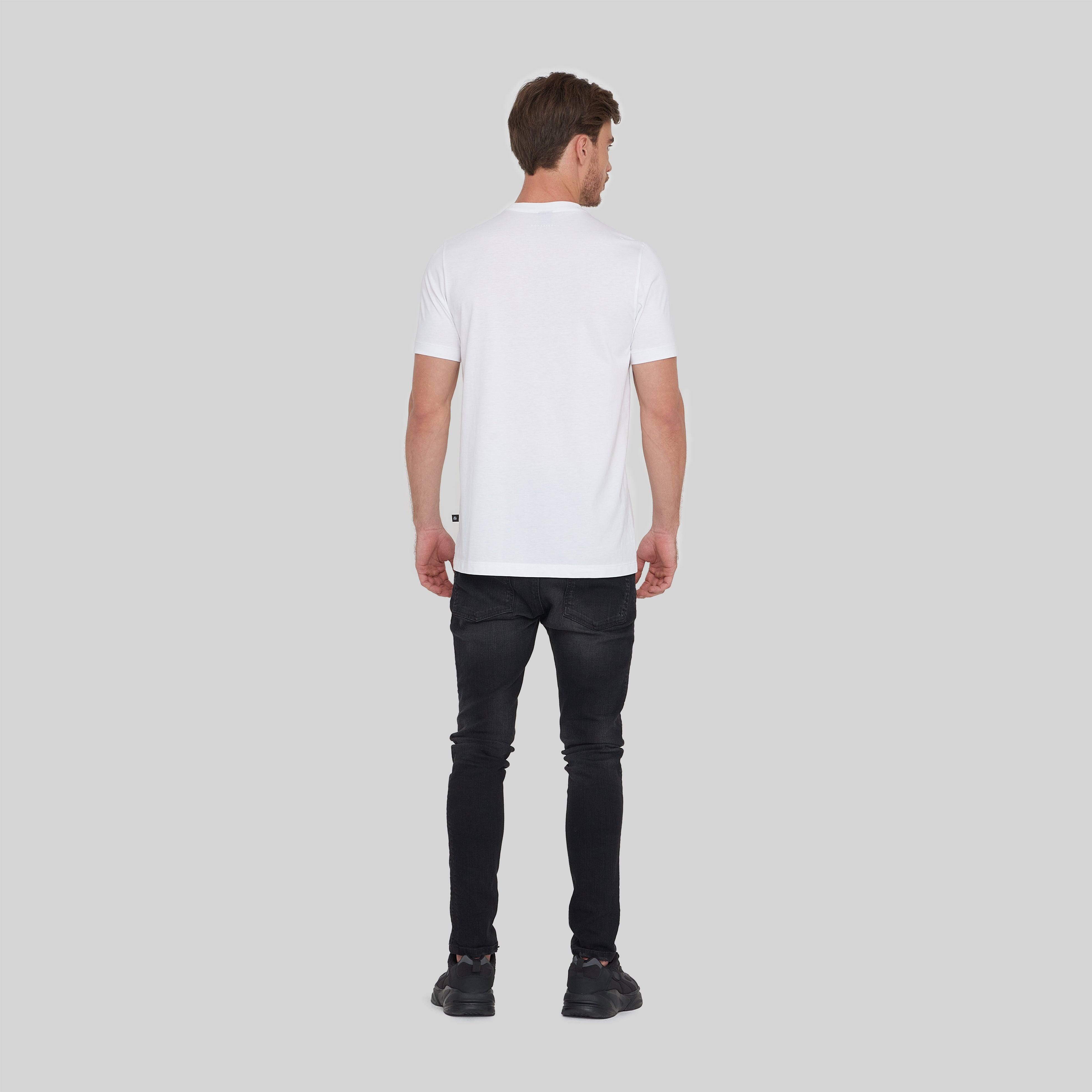 HELUM WHITE T-SHIRT | Monastery Couture