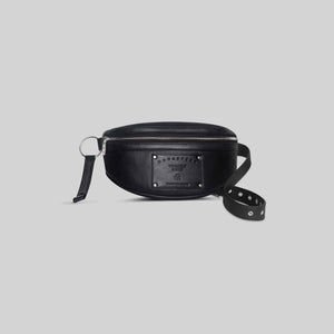 LOTUS BLACK FANNY PACK | Monastery Couture