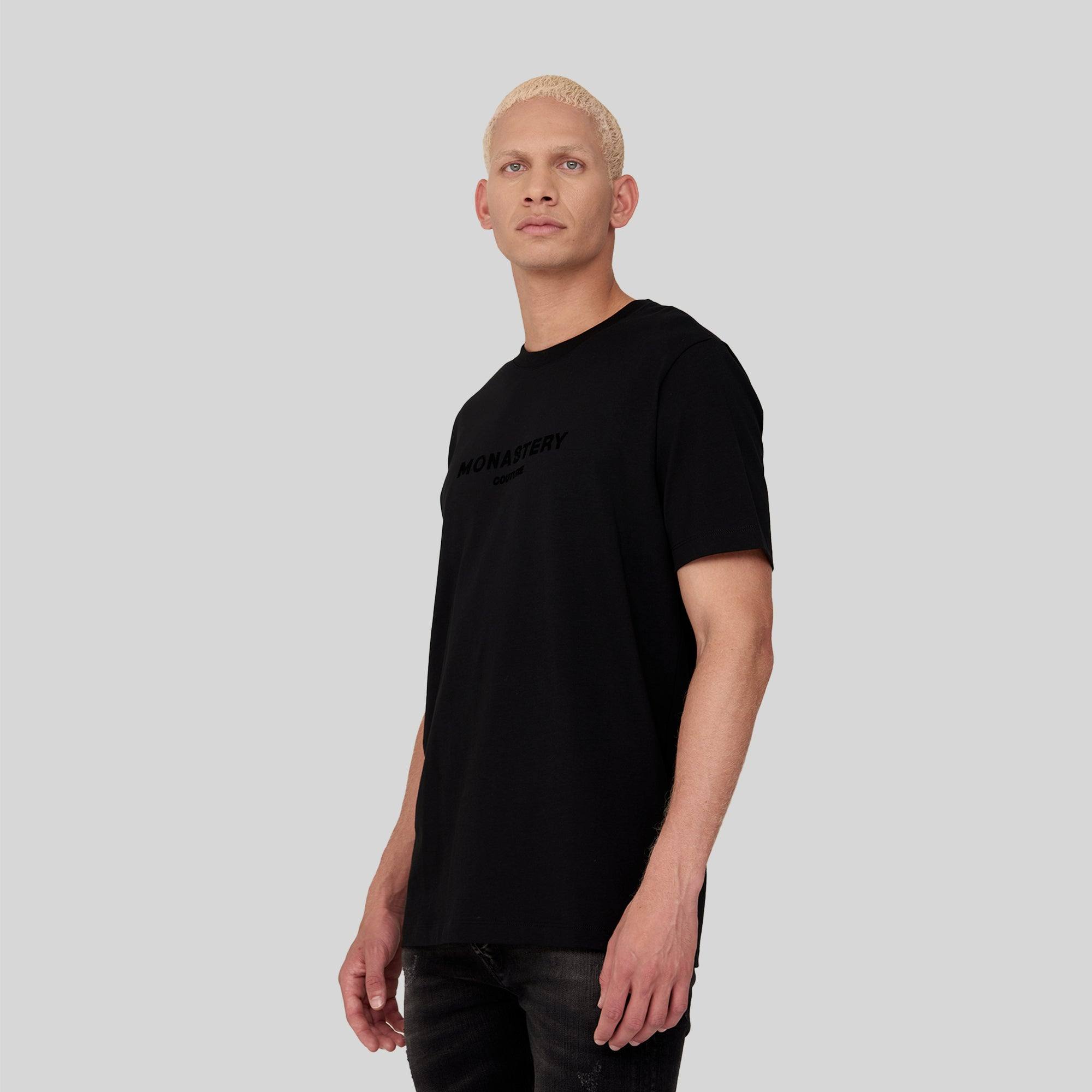 TAFOS BLACK T-SHIRT | Monastery Couture