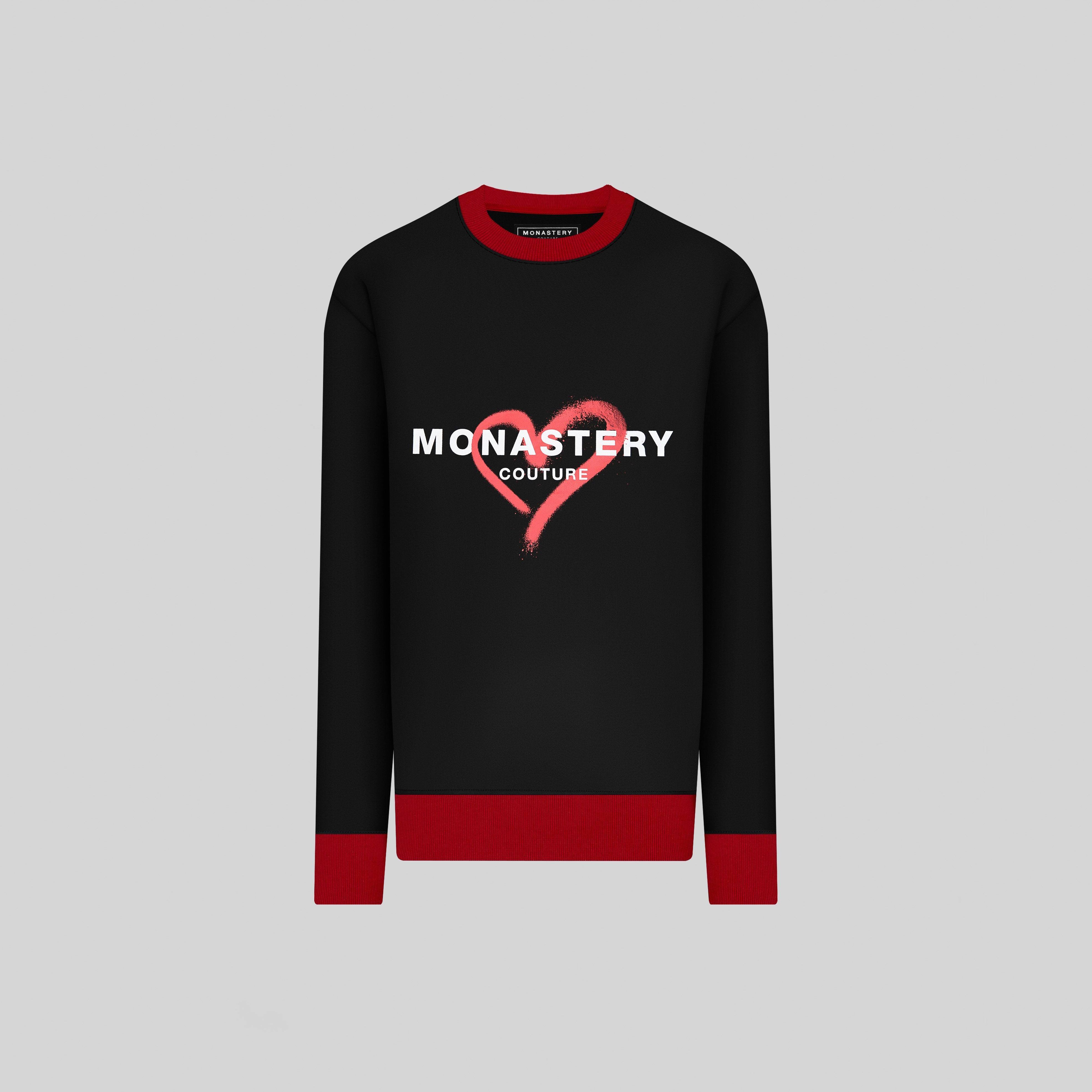 XENA BLACK SWEATSHIRTS | Monastery Couture