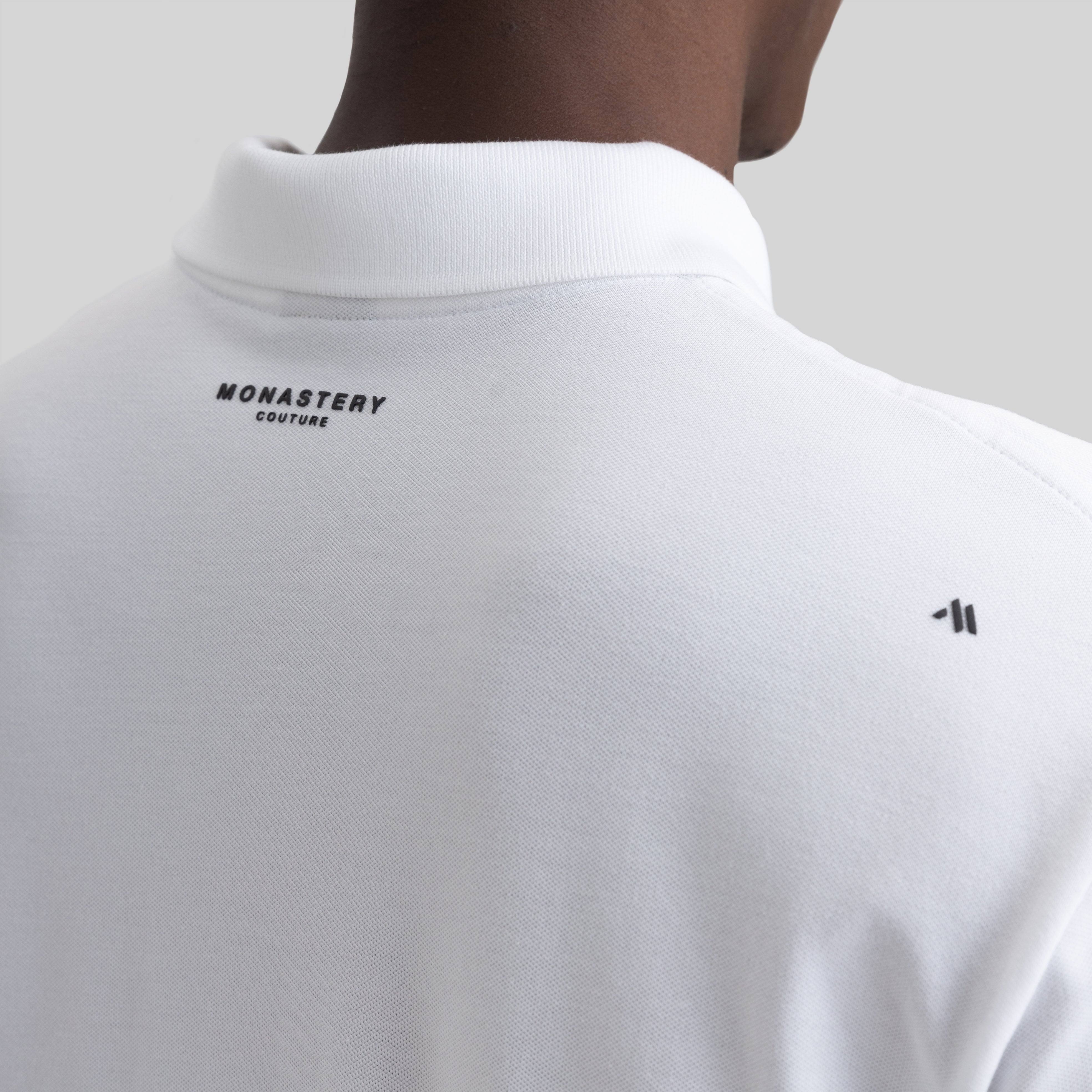 ZOLDER POLO BOX WHITE | Monastery Couture