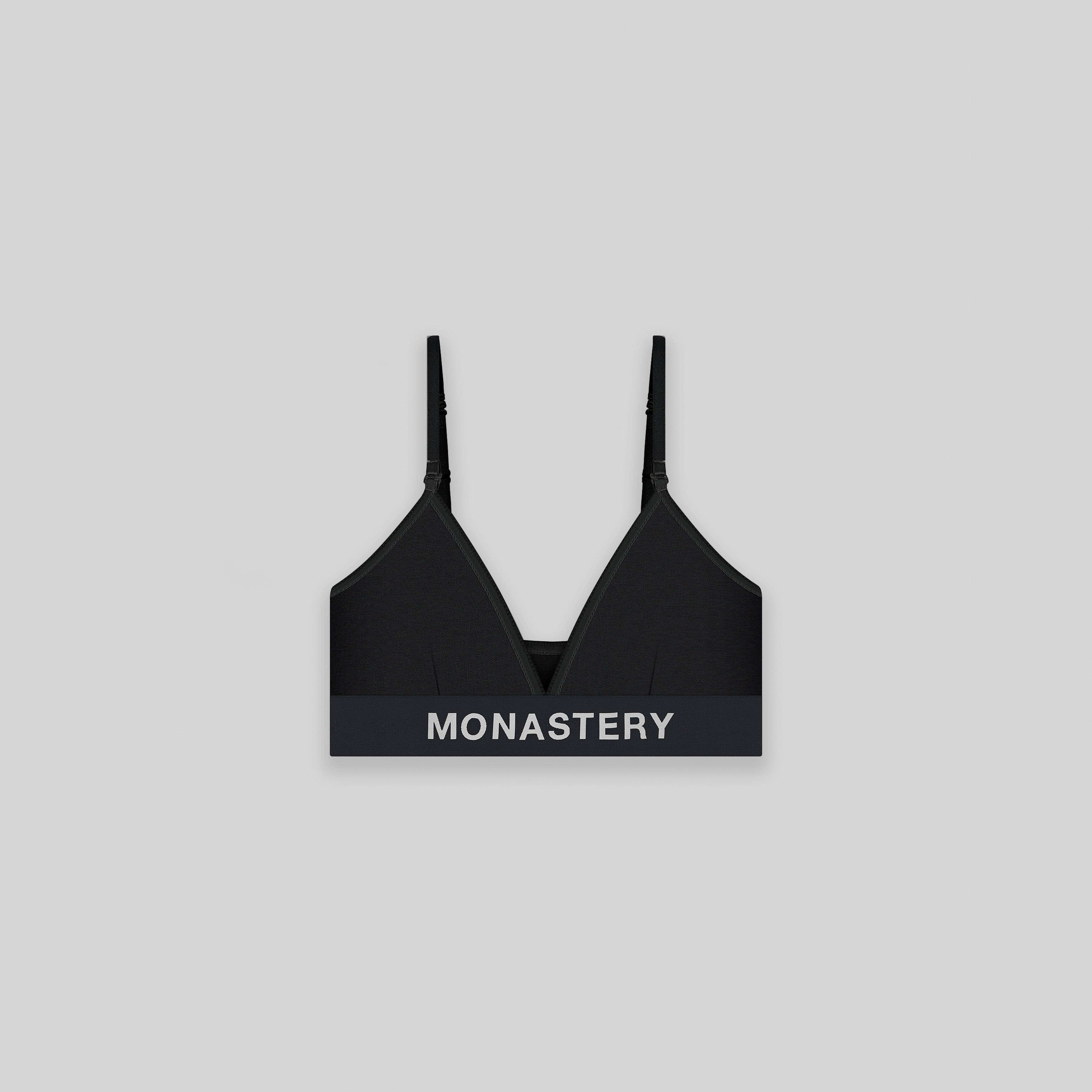 ANTONELLA BLACK CLASSIC BRA | Monastery Couture