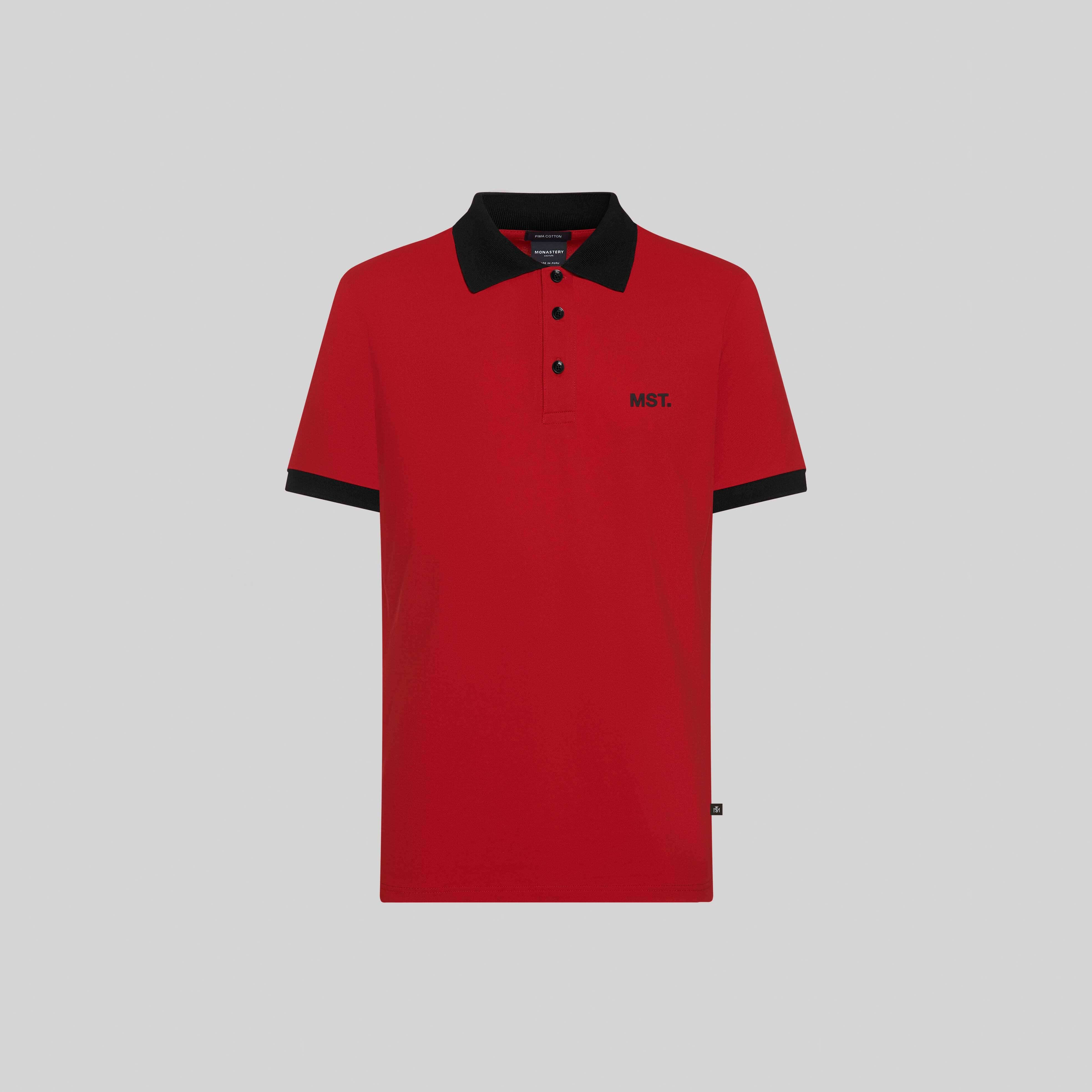 BAGRAT RED POLO | Monastery Couture