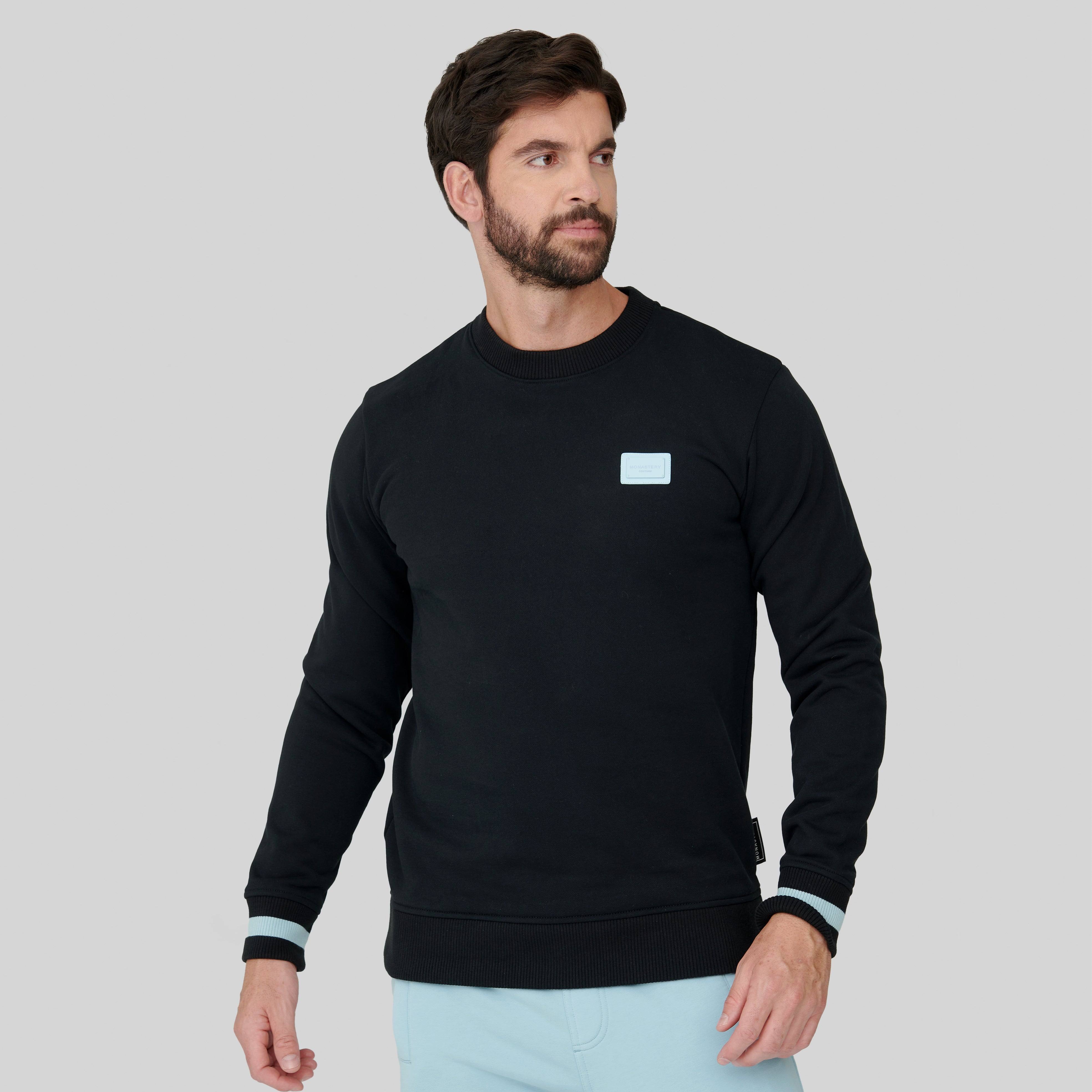 CALCIS BLACK SWEATSHIRTS | Monastery Couture