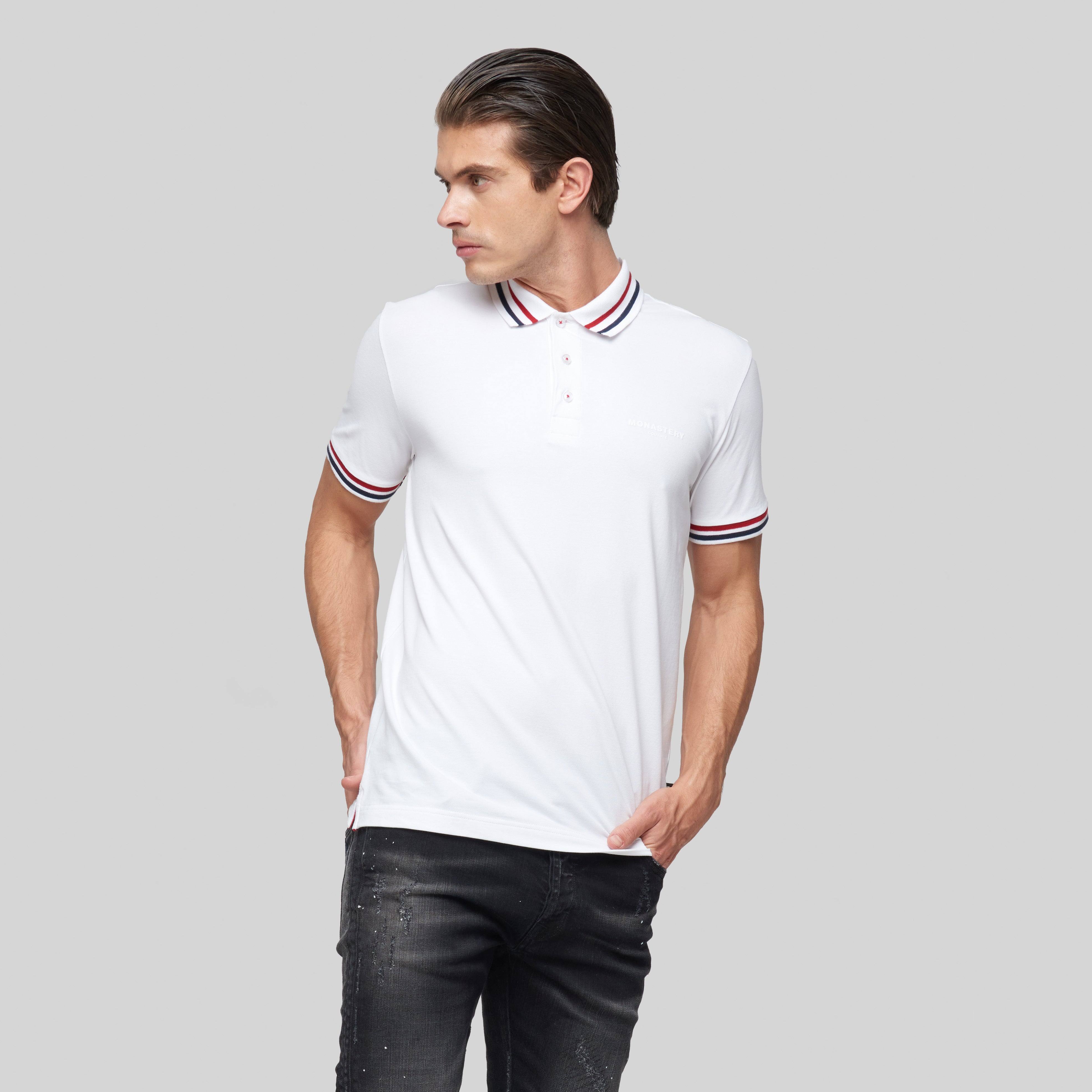 DORICO WHITE POLO | Monastery Couture