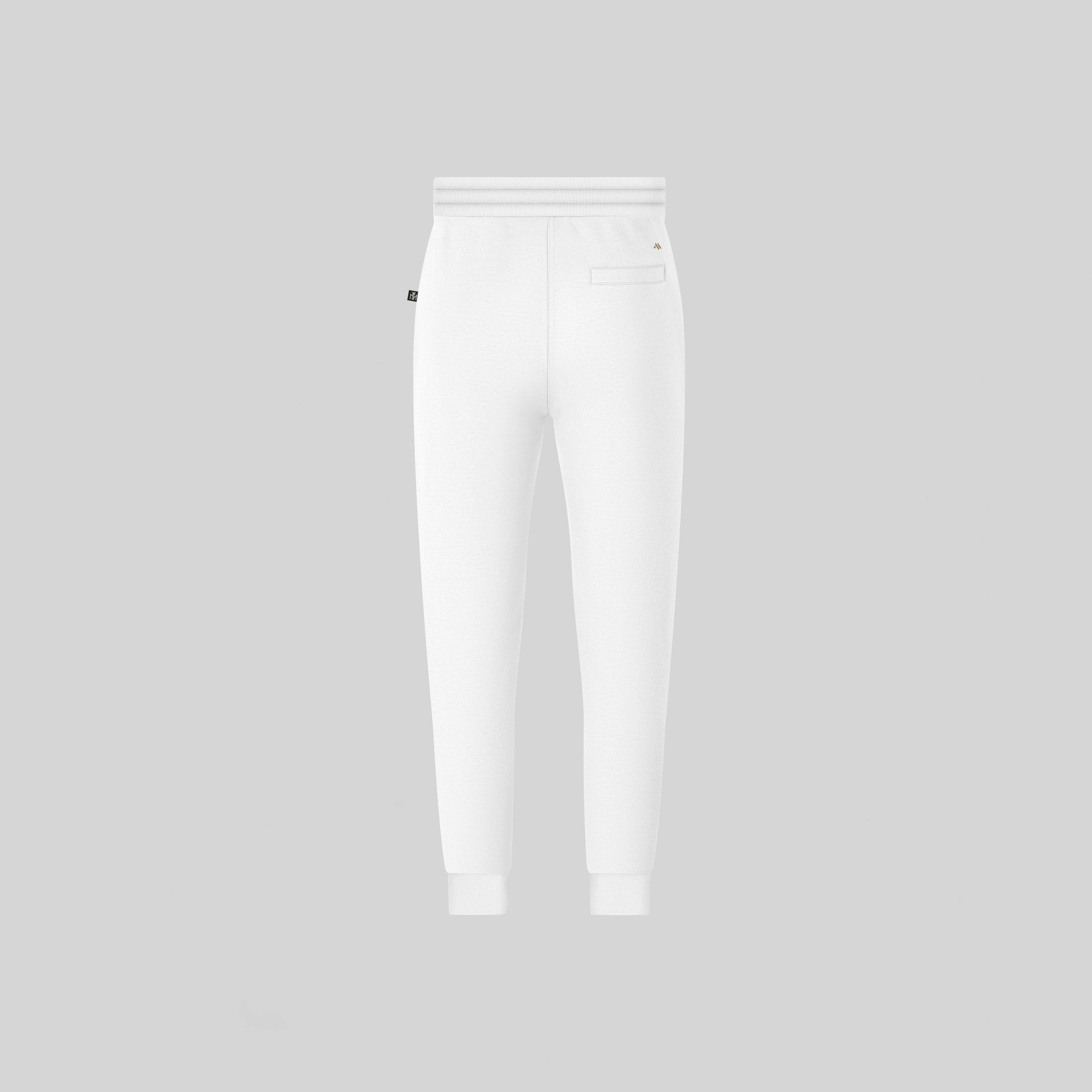 JENO WHITE JOGGER | Monastery Couture