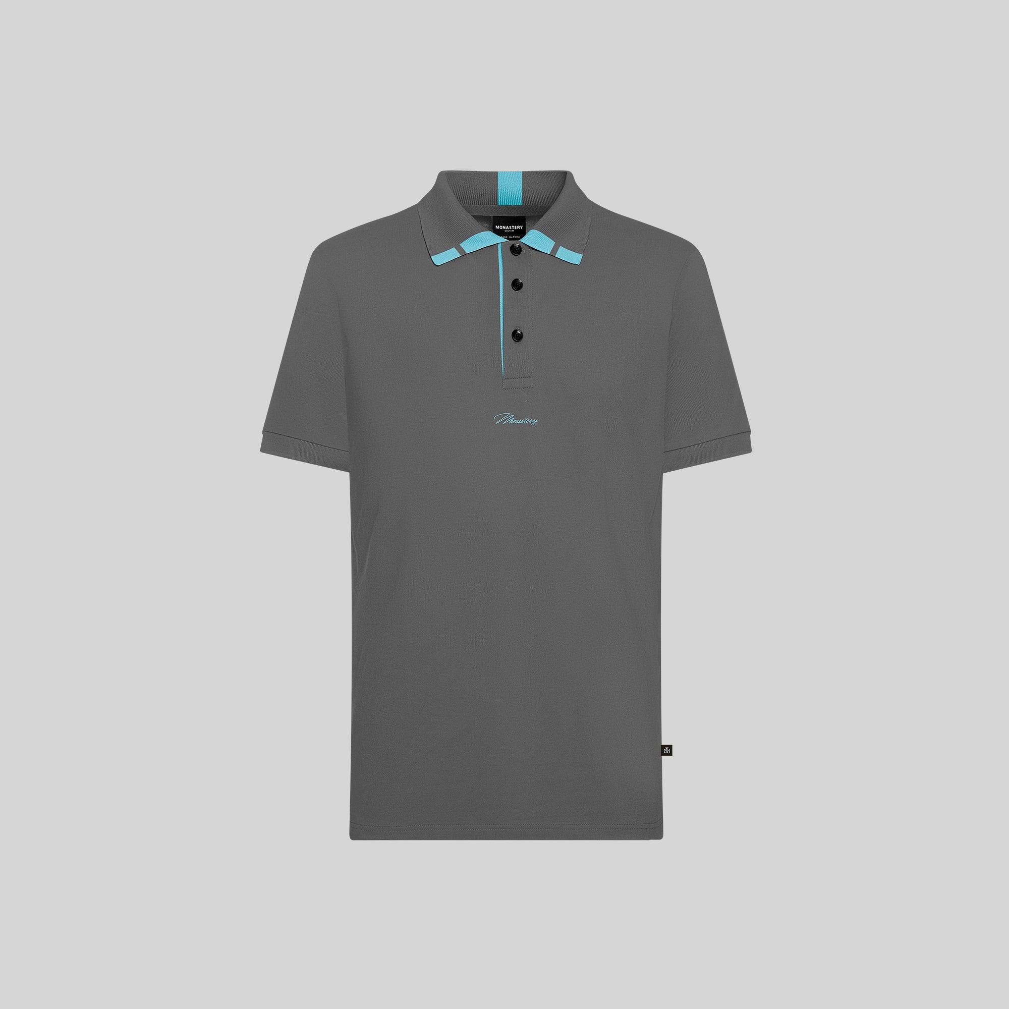 MEGES GREY POLO | Monastery Couture