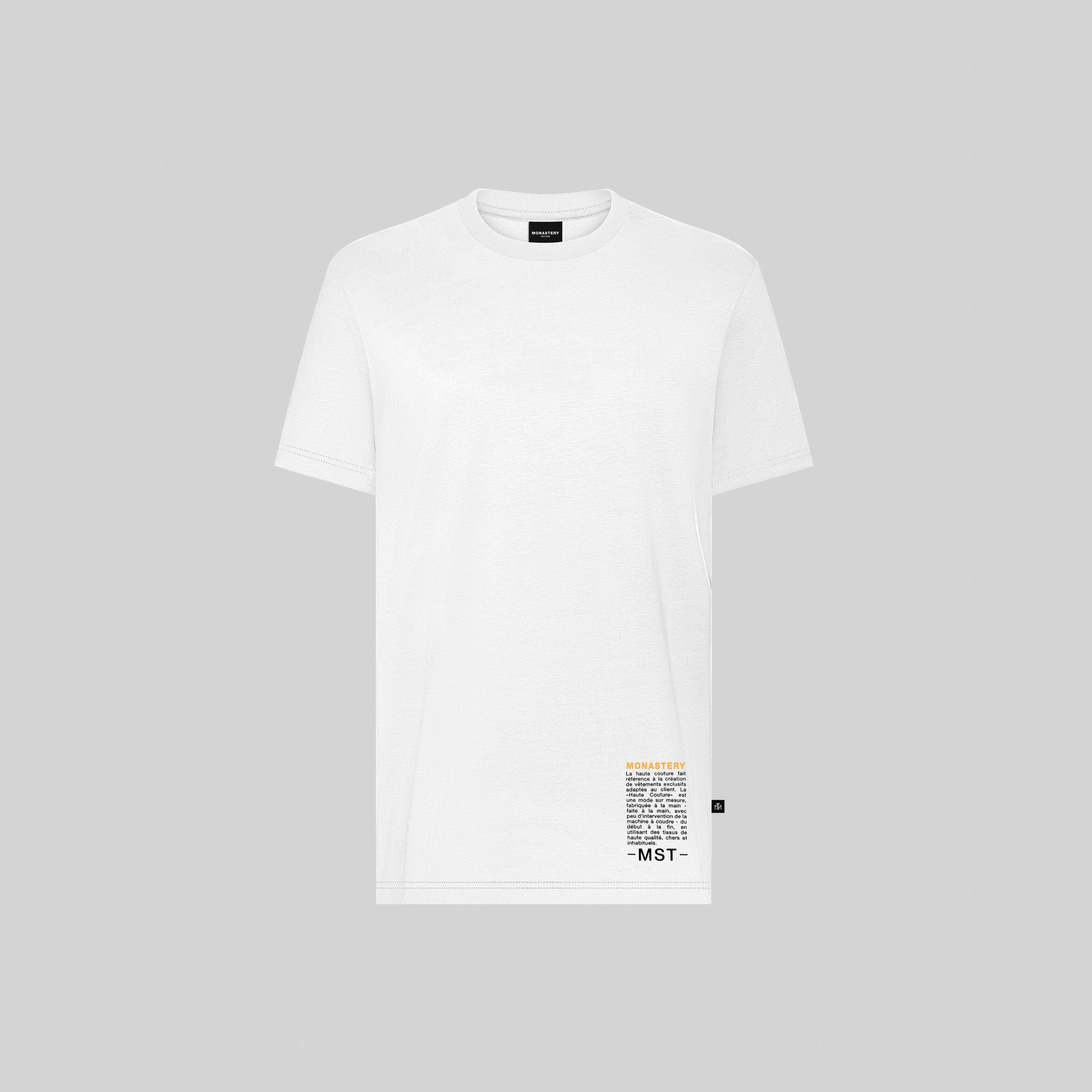 POLUX WHITE T-SHIRT | Monastery Couture