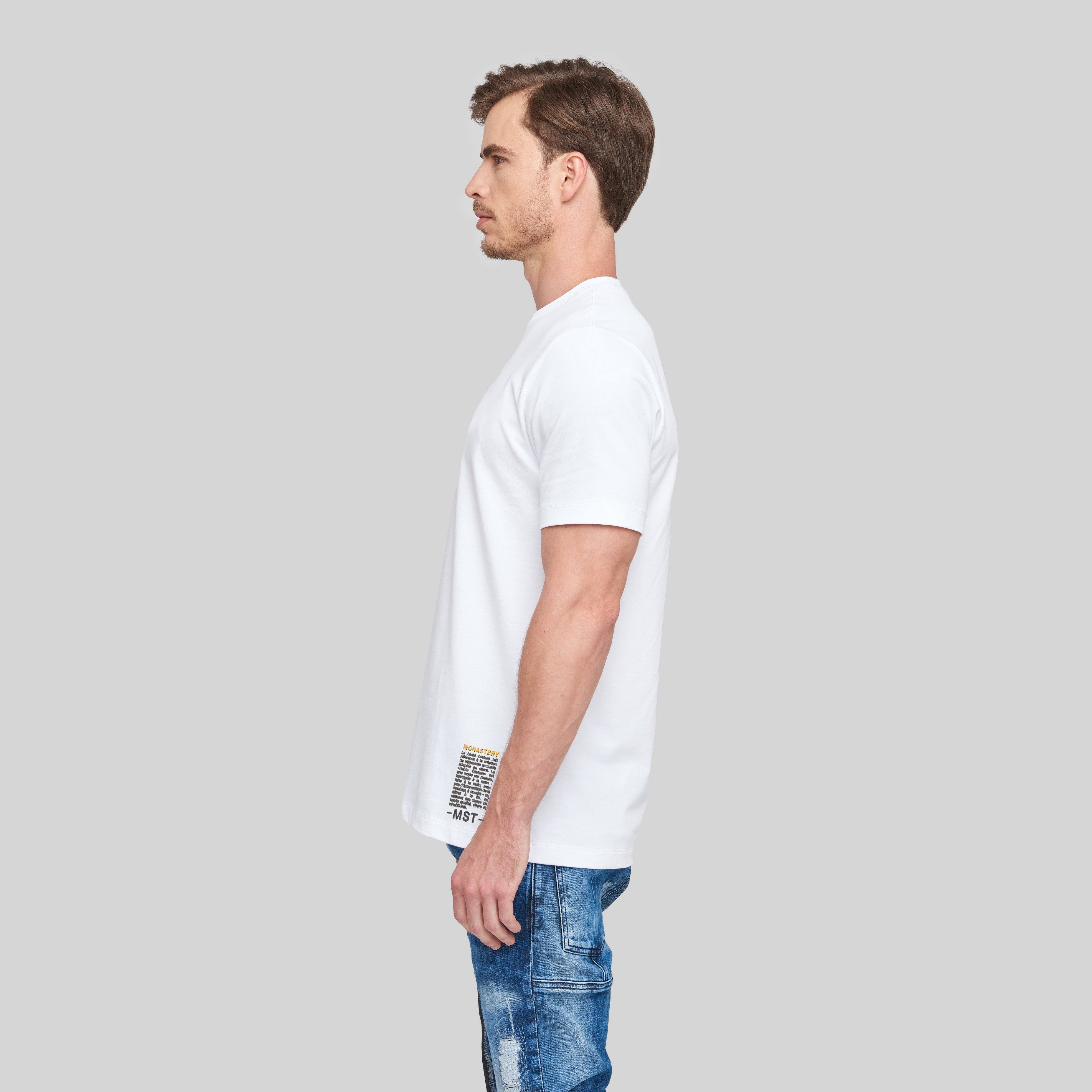 POLUX WHITE T-SHIRT | Monastery Couture